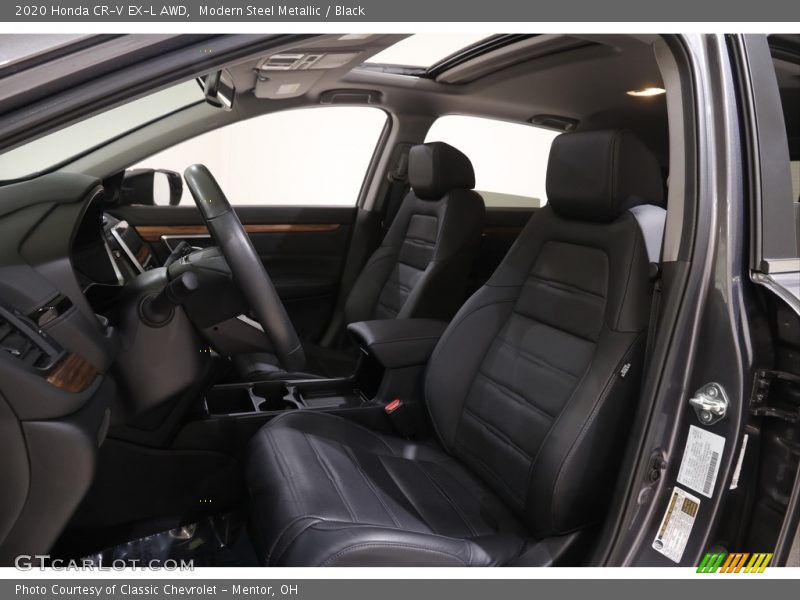 Modern Steel Metallic / Black 2020 Honda CR-V EX-L AWD