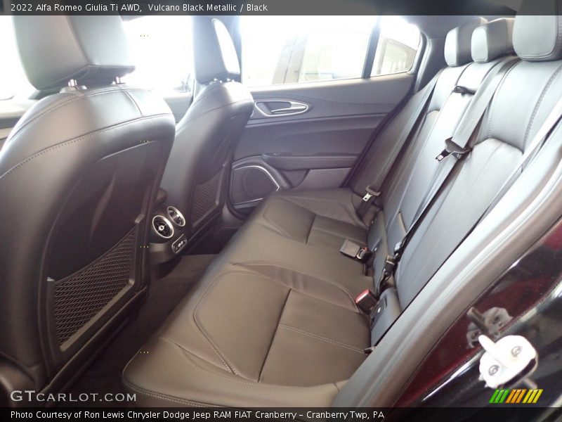 Rear Seat of 2022 Giulia Ti AWD