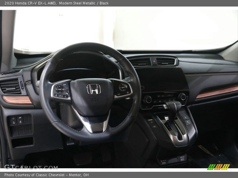 Modern Steel Metallic / Black 2020 Honda CR-V EX-L AWD