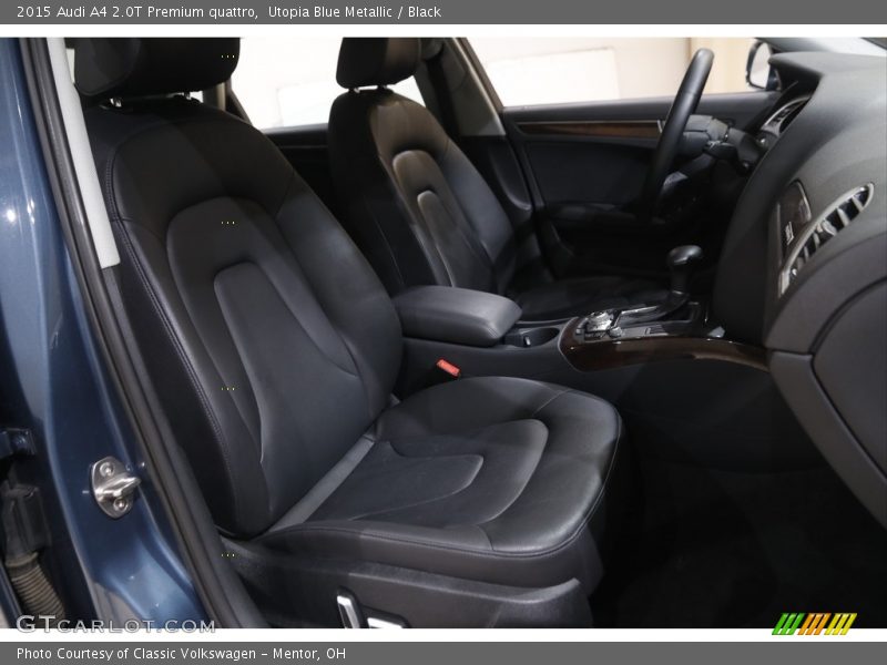 Utopia Blue Metallic / Black 2015 Audi A4 2.0T Premium quattro