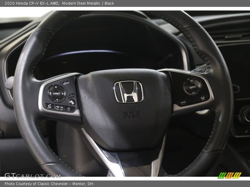 Modern Steel Metallic / Black 2020 Honda CR-V EX-L AWD