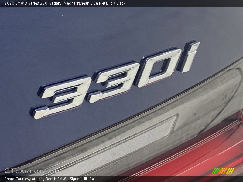 Mediterranean Blue Metallic / Black 2020 BMW 3 Series 330i Sedan