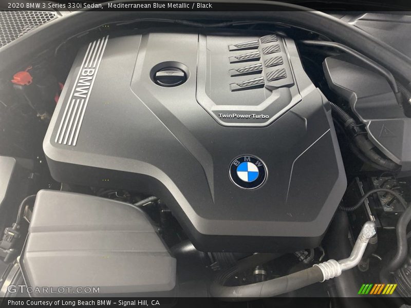Mediterranean Blue Metallic / Black 2020 BMW 3 Series 330i Sedan