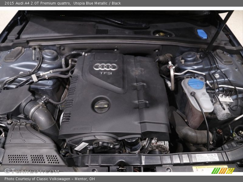 Utopia Blue Metallic / Black 2015 Audi A4 2.0T Premium quattro
