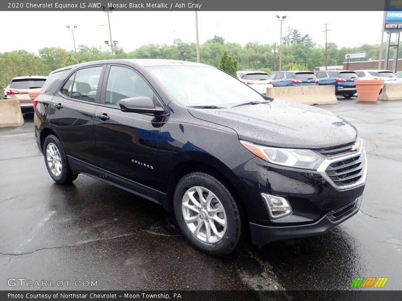 Mosaic Black Metallic / Ash Gray 2020 Chevrolet Equinox LS AWD