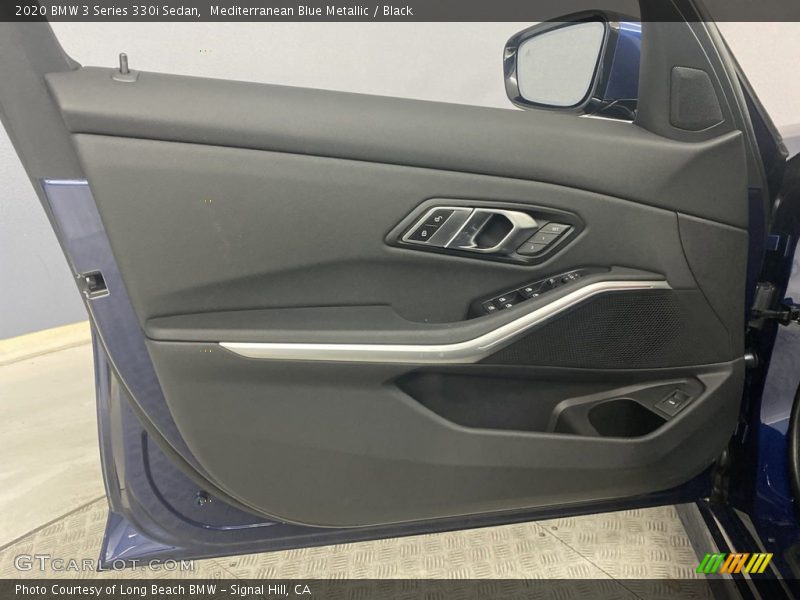 Mediterranean Blue Metallic / Black 2020 BMW 3 Series 330i Sedan