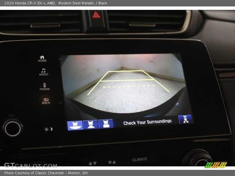 Modern Steel Metallic / Black 2020 Honda CR-V EX-L AWD