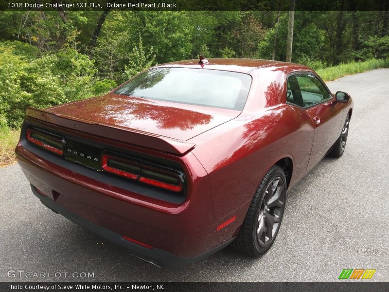 Octane Red Pearl / Black 2018 Dodge Challenger SXT Plus