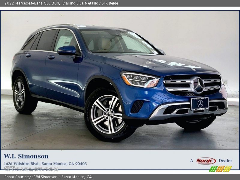 Starling Blue Metallic / Silk Beige 2022 Mercedes-Benz GLC 300