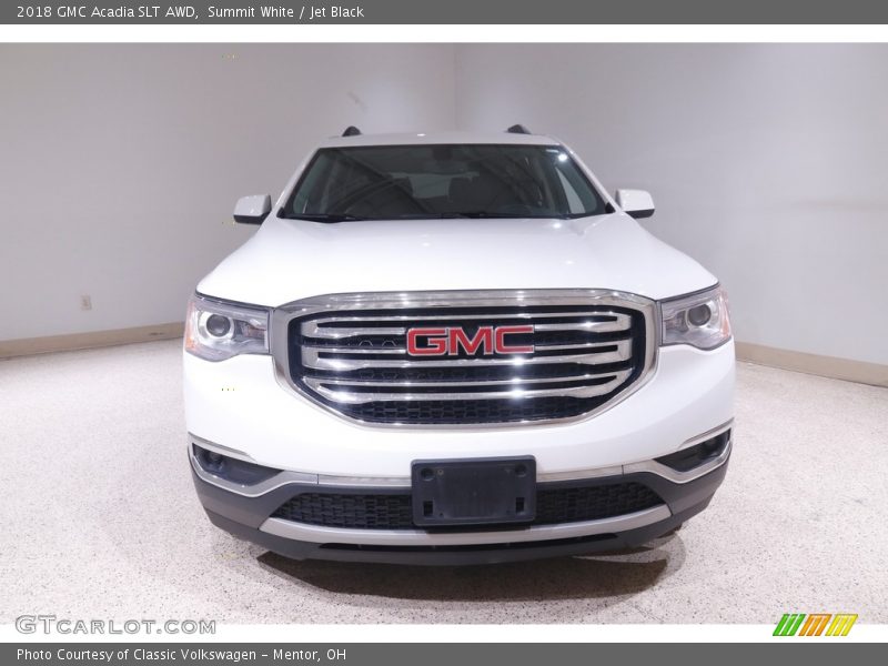 Summit White / Jet Black 2018 GMC Acadia SLT AWD