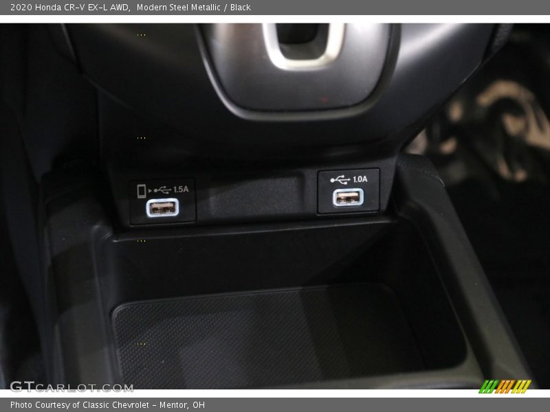 Modern Steel Metallic / Black 2020 Honda CR-V EX-L AWD