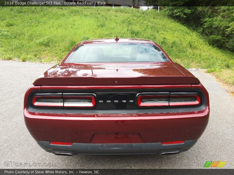 Octane Red Pearl / Black 2018 Dodge Challenger SXT Plus