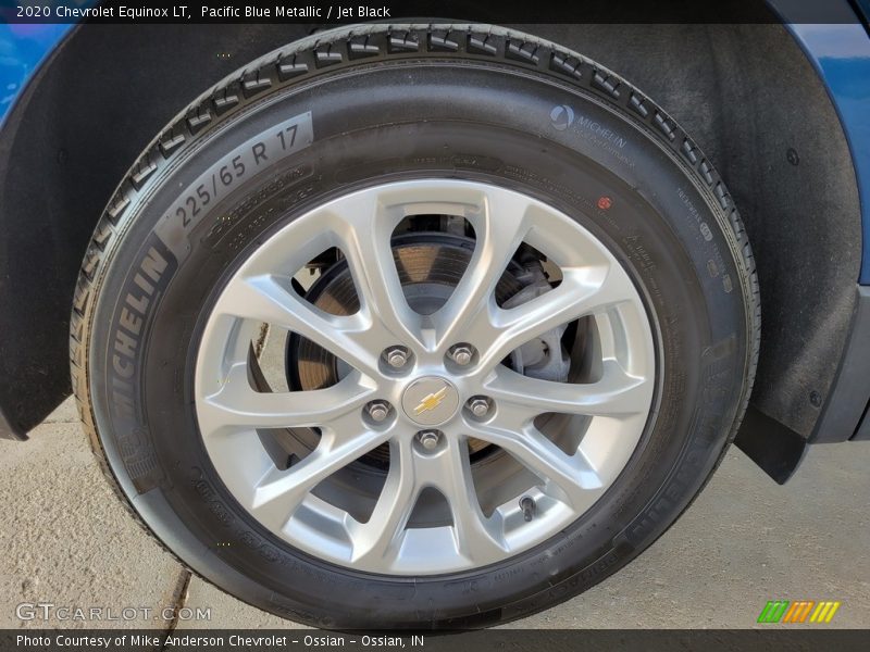 Pacific Blue Metallic / Jet Black 2020 Chevrolet Equinox LT