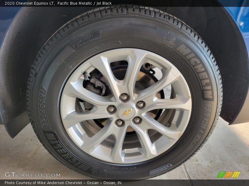 Pacific Blue Metallic / Jet Black 2020 Chevrolet Equinox LT