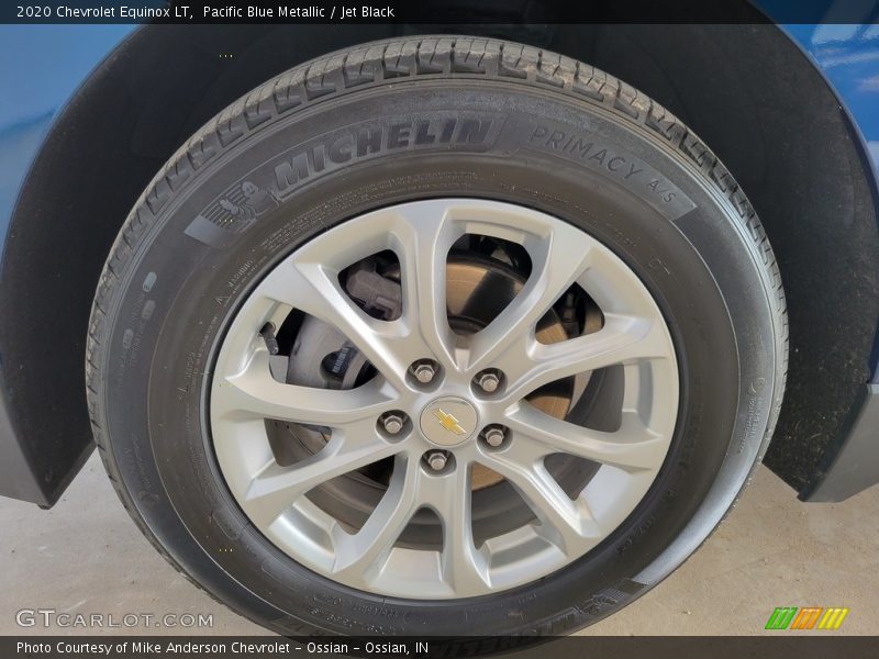 Pacific Blue Metallic / Jet Black 2020 Chevrolet Equinox LT