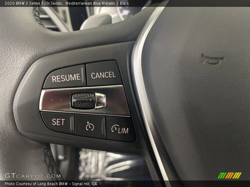 Mediterranean Blue Metallic / Black 2020 BMW 3 Series 330i Sedan