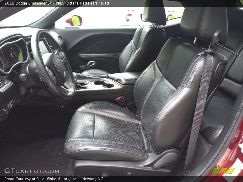 Octane Red Pearl / Black 2018 Dodge Challenger SXT Plus