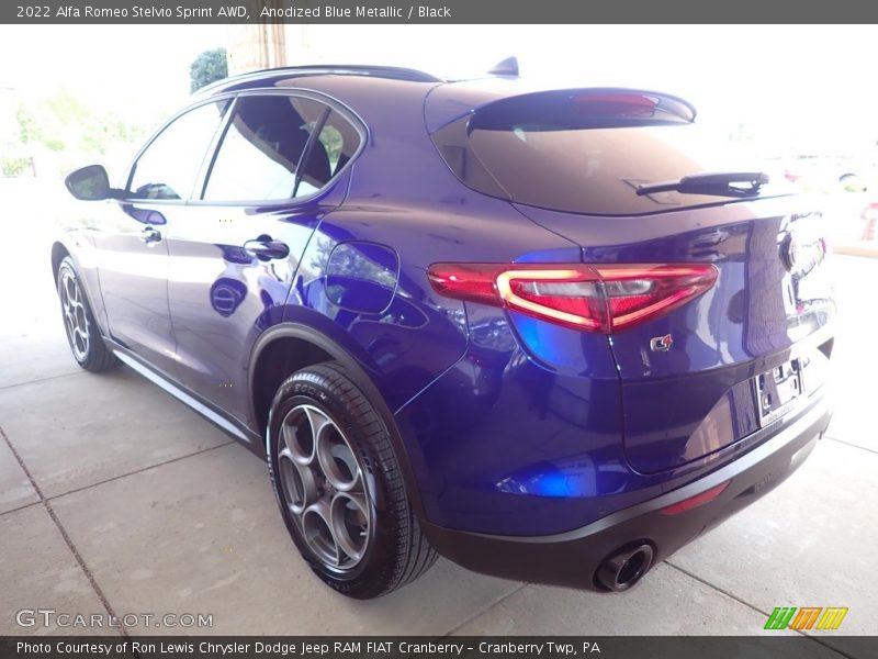Anodized Blue Metallic / Black 2022 Alfa Romeo Stelvio Sprint AWD