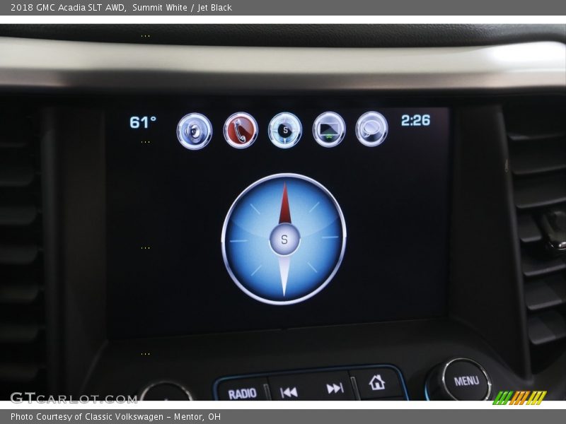 Summit White / Jet Black 2018 GMC Acadia SLT AWD
