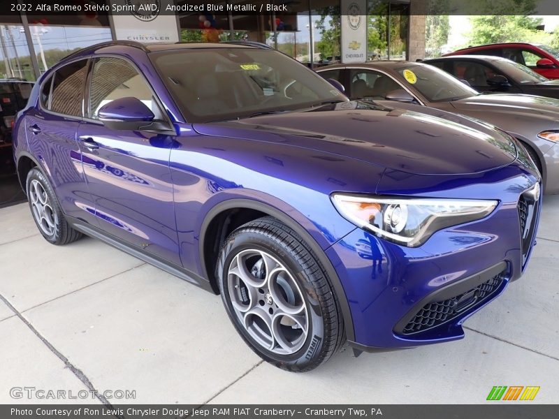 Front 3/4 View of 2022 Stelvio Sprint AWD