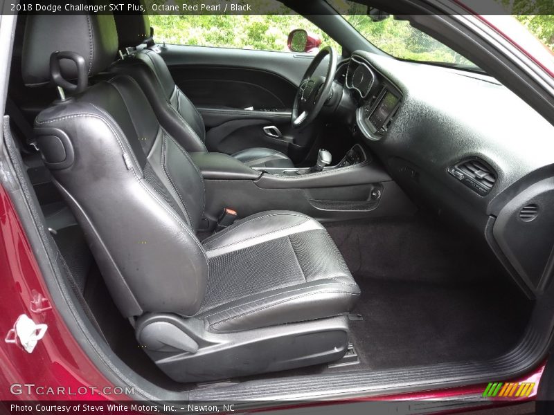 Octane Red Pearl / Black 2018 Dodge Challenger SXT Plus