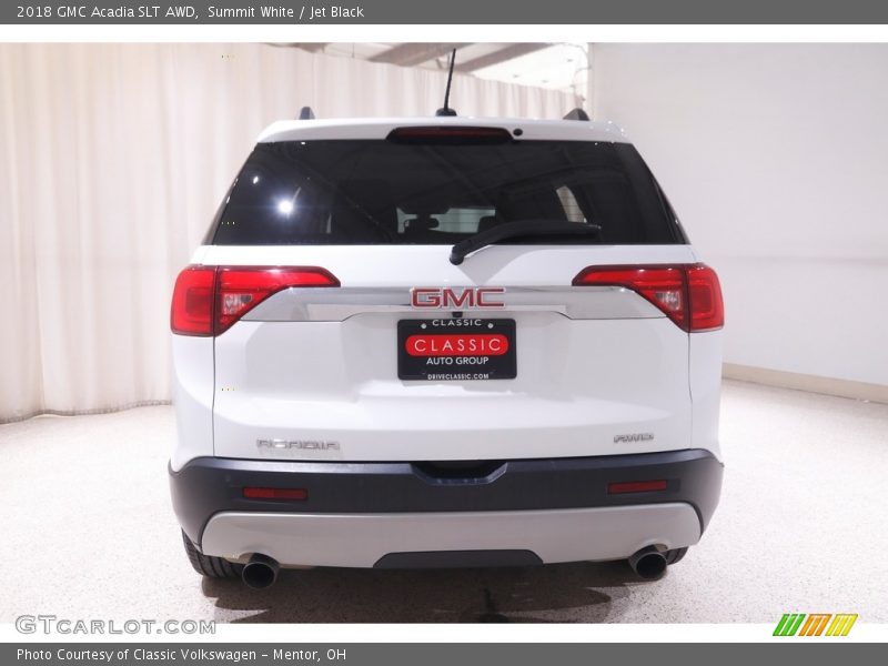 Summit White / Jet Black 2018 GMC Acadia SLT AWD