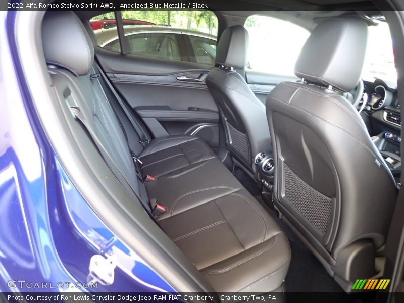 Anodized Blue Metallic / Black 2022 Alfa Romeo Stelvio Sprint AWD