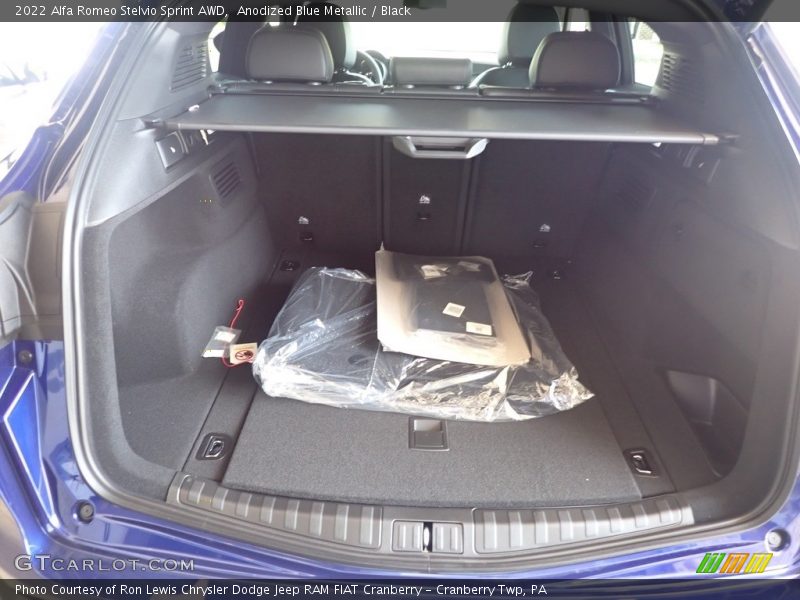 Anodized Blue Metallic / Black 2022 Alfa Romeo Stelvio Sprint AWD