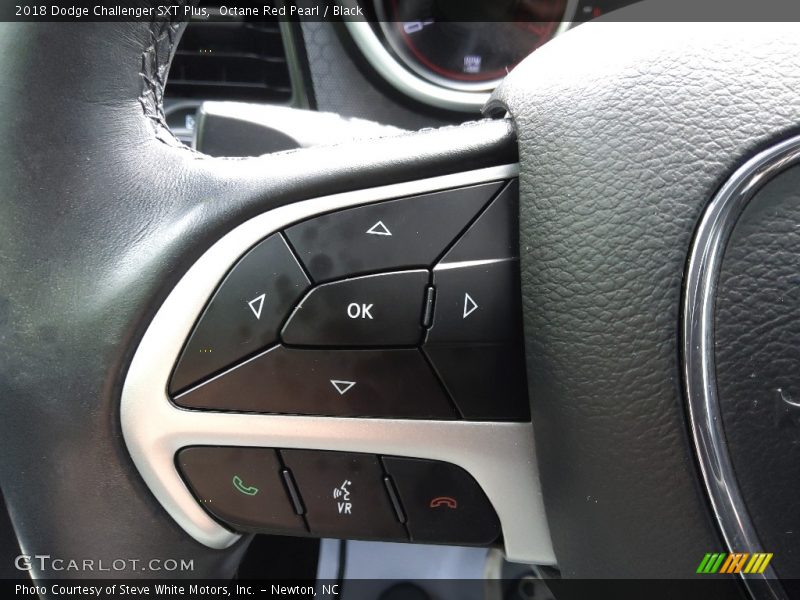 Octane Red Pearl / Black 2018 Dodge Challenger SXT Plus
