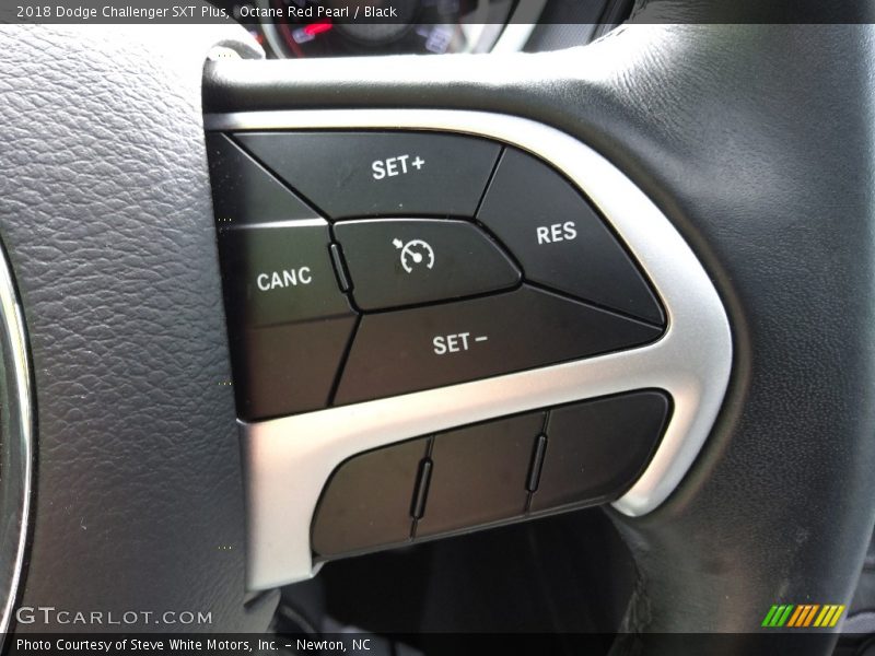 Octane Red Pearl / Black 2018 Dodge Challenger SXT Plus