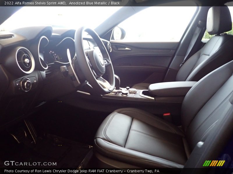 Anodized Blue Metallic / Black 2022 Alfa Romeo Stelvio Sprint AWD