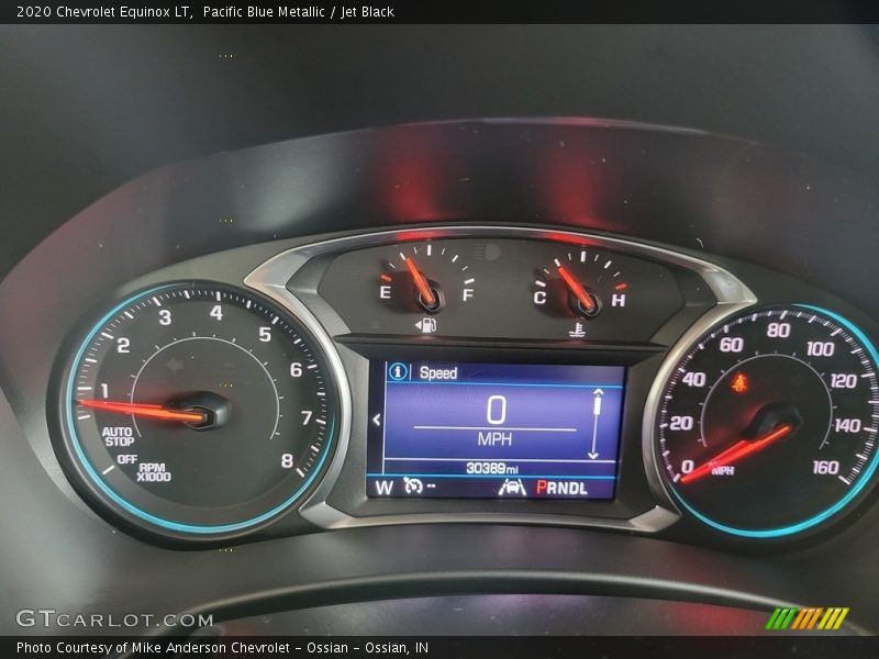 Pacific Blue Metallic / Jet Black 2020 Chevrolet Equinox LT