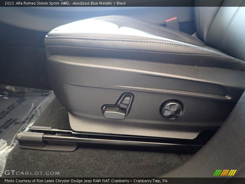 Anodized Blue Metallic / Black 2022 Alfa Romeo Stelvio Sprint AWD