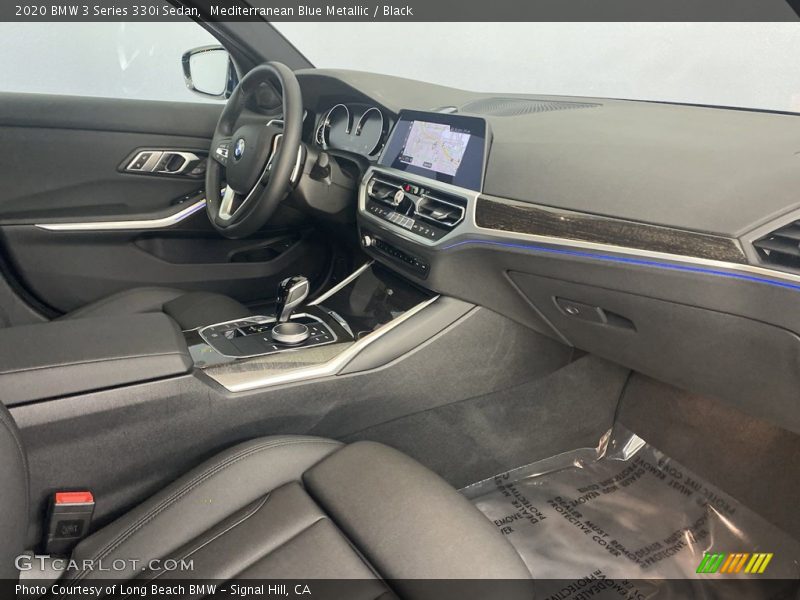 Mediterranean Blue Metallic / Black 2020 BMW 3 Series 330i Sedan