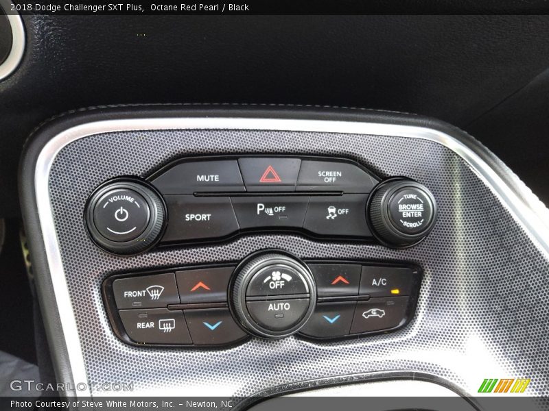 Octane Red Pearl / Black 2018 Dodge Challenger SXT Plus