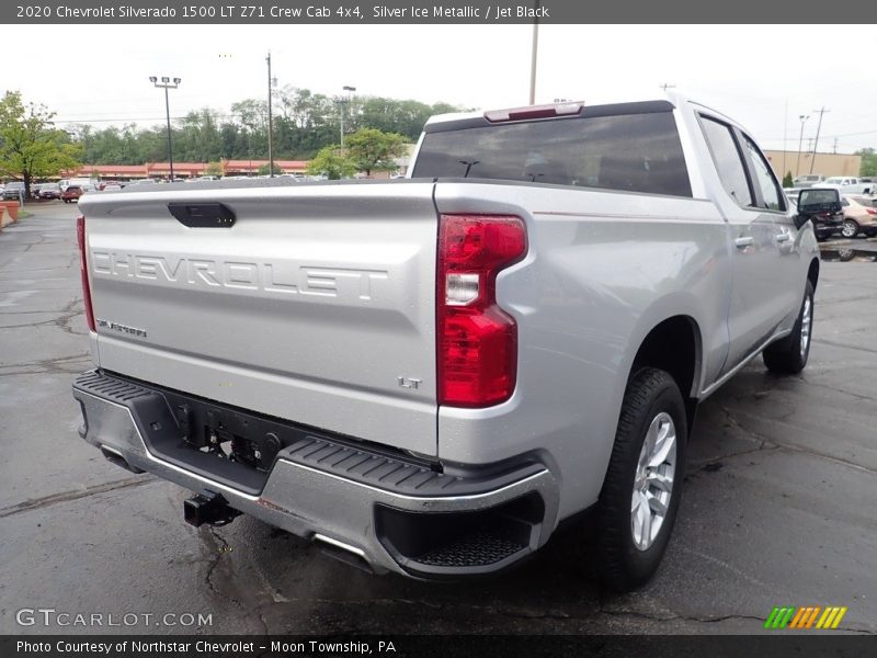 Silver Ice Metallic / Jet Black 2020 Chevrolet Silverado 1500 LT Z71 Crew Cab 4x4