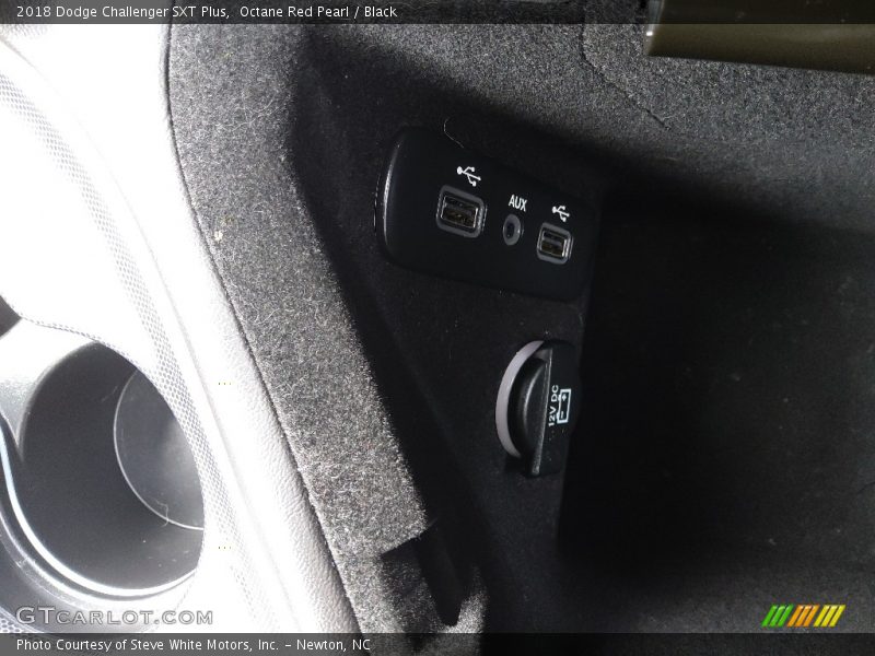 Octane Red Pearl / Black 2018 Dodge Challenger SXT Plus