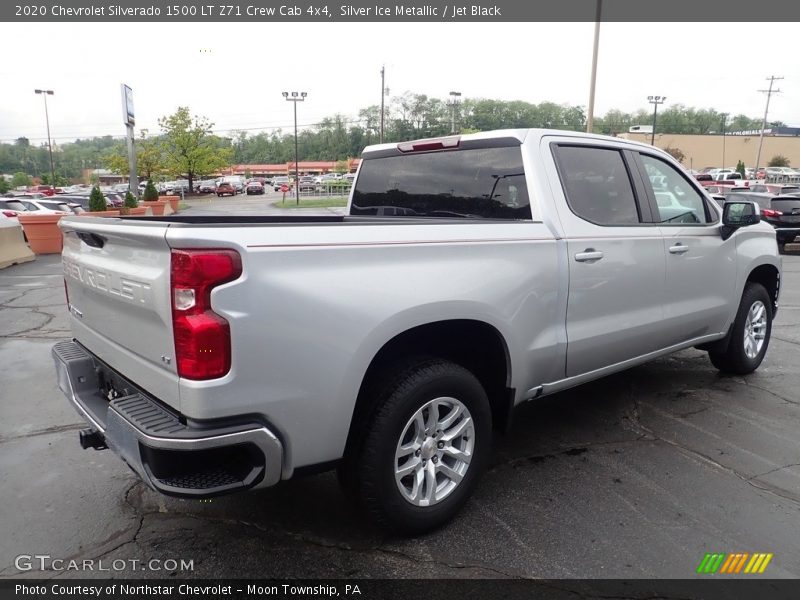 Silver Ice Metallic / Jet Black 2020 Chevrolet Silverado 1500 LT Z71 Crew Cab 4x4