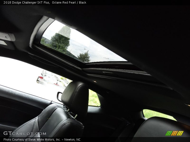 Octane Red Pearl / Black 2018 Dodge Challenger SXT Plus