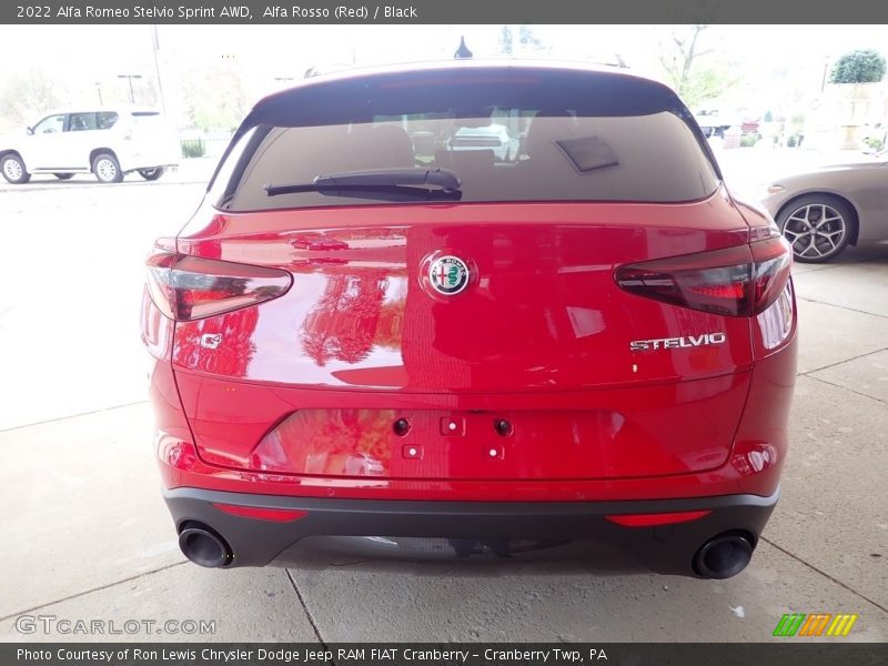 Alfa Rosso (Red) / Black 2022 Alfa Romeo Stelvio Sprint AWD