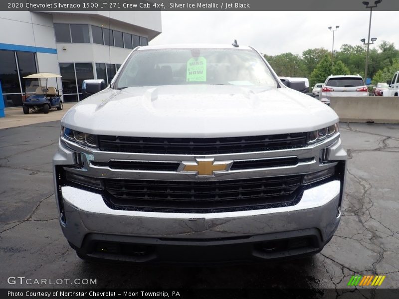 Silver Ice Metallic / Jet Black 2020 Chevrolet Silverado 1500 LT Z71 Crew Cab 4x4