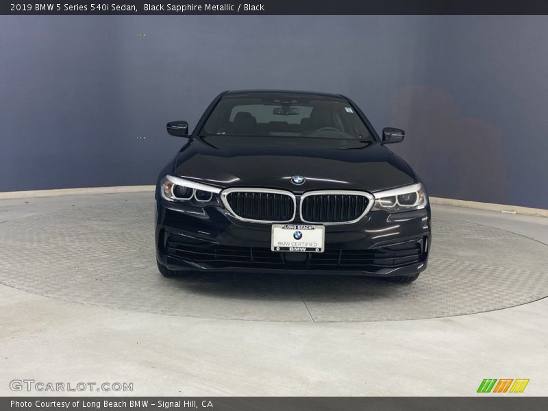Black Sapphire Metallic / Black 2019 BMW 5 Series 540i Sedan