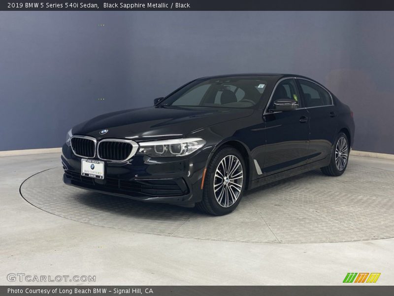 Black Sapphire Metallic / Black 2019 BMW 5 Series 540i Sedan