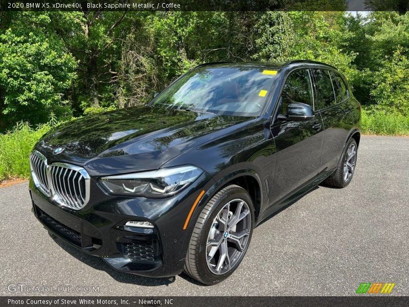 Black Sapphire Metallic / Coffee 2020 BMW X5 xDrive40i