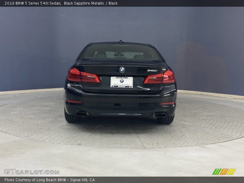 Black Sapphire Metallic / Black 2019 BMW 5 Series 540i Sedan