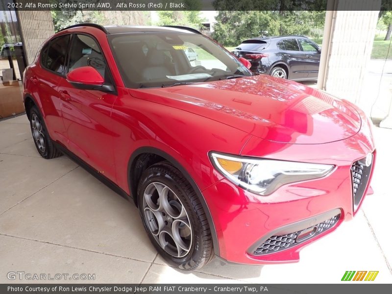 Front 3/4 View of 2022 Stelvio Sprint AWD