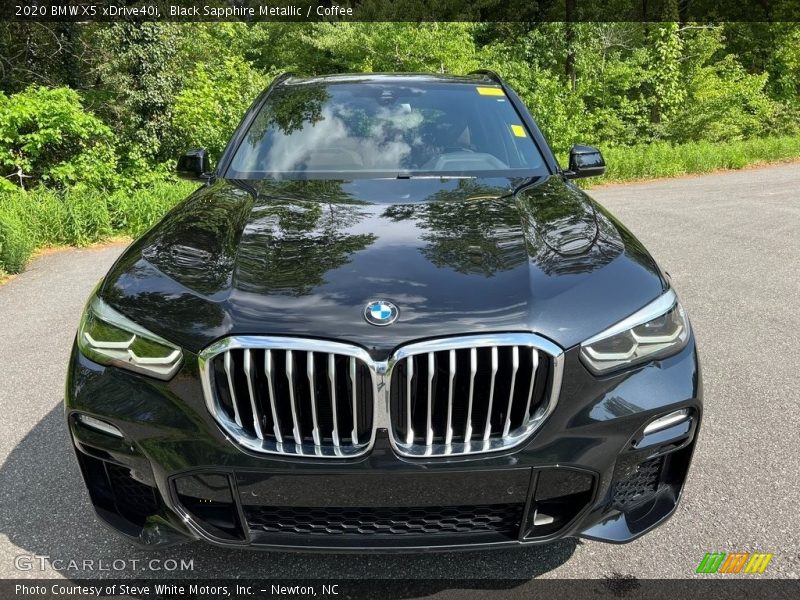 Black Sapphire Metallic / Coffee 2020 BMW X5 xDrive40i