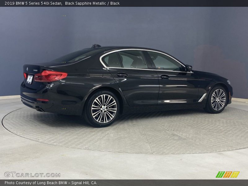 Black Sapphire Metallic / Black 2019 BMW 5 Series 540i Sedan