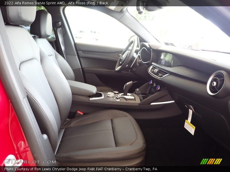 Alfa Rosso (Red) / Black 2022 Alfa Romeo Stelvio Sprint AWD