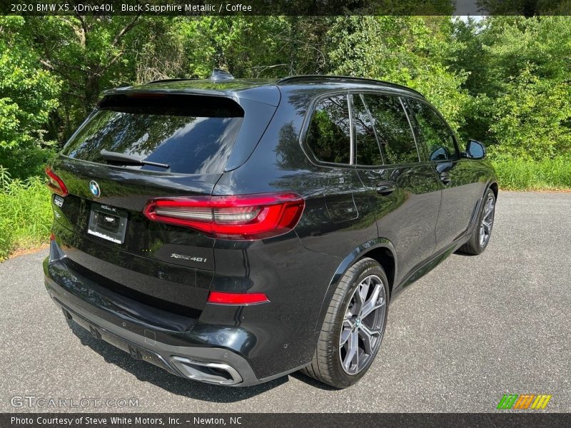 Black Sapphire Metallic / Coffee 2020 BMW X5 xDrive40i